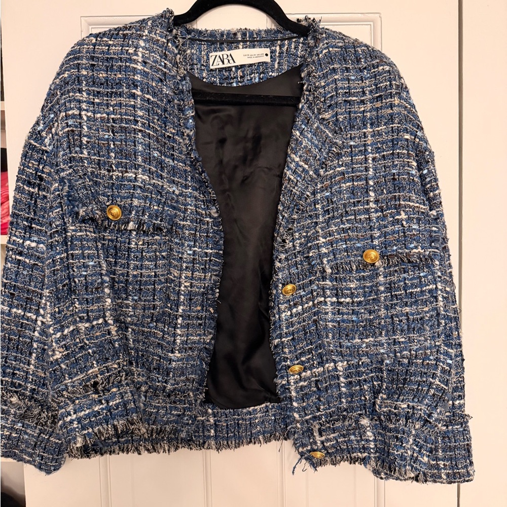 Zara Women's Tweed Blazer